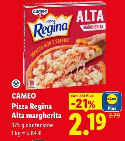 Cameo - Pizza Regina Alta Margherita