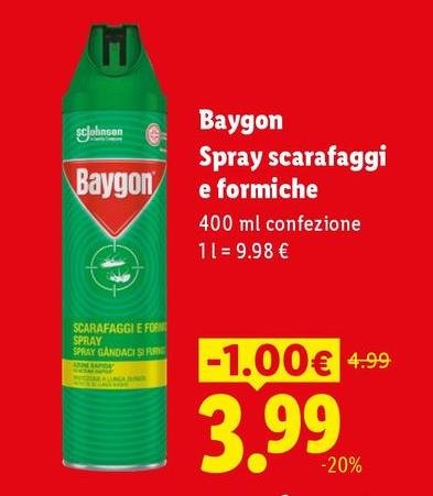Baygon - Spray Scarafaggi E Formiche