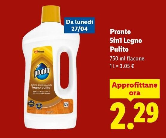 Pronto -  5in1 Legno Pulito