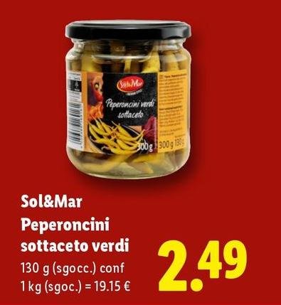 Sol & Mar - Peperoncini Sottoceto Verdi