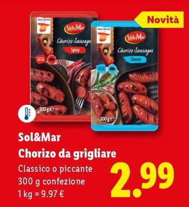 Sol & Mar - Chorizo Da Grigliare