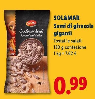 Sol & Mar - Semi Di Girasole Giganti
