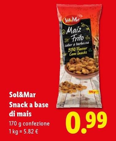 Sol & Mar - Snack A Base Di Mais