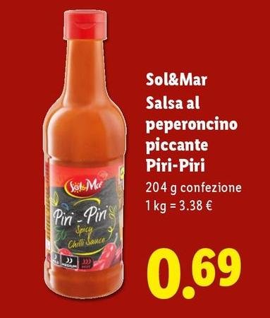 Sol & Mar - Salsa Al Peperoncino Piccante Piri-Piri