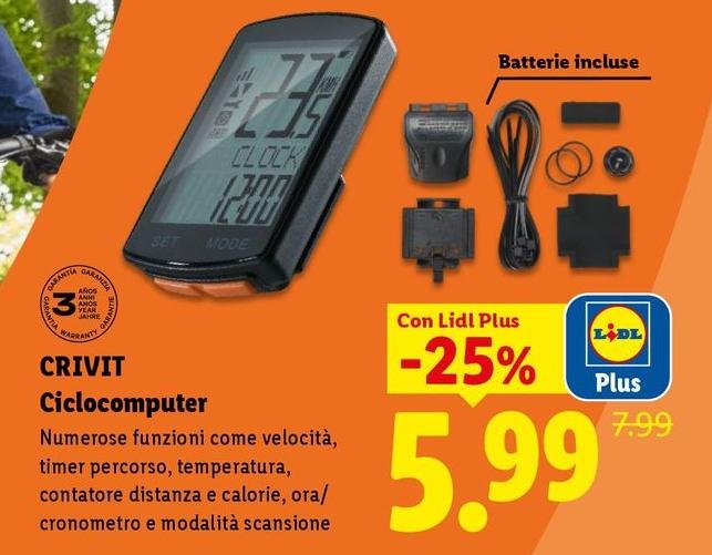 Crivit - Ciclocomputer