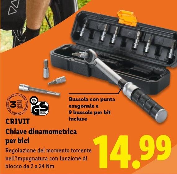 Crivit - Chiave Dinamometrica Per Bici