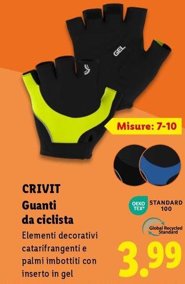Crivit - Guanti Da Ciclista