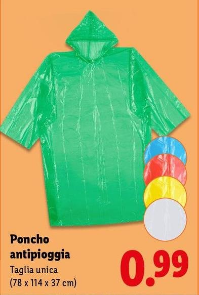 Poncho Antipiioggia