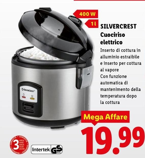 Silvercrest - Cuociriso Elettrico