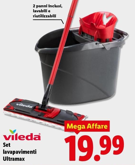 Vileda - Set Lavapavimenti Ultramax