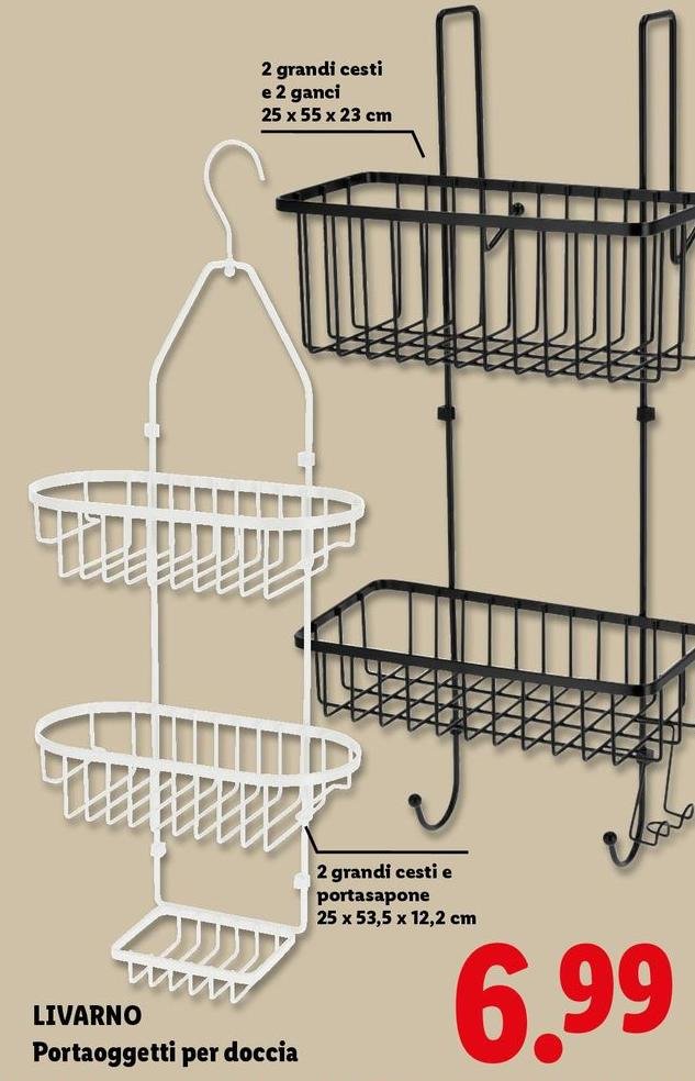 Livarno - Portaoggetti Per Doccia