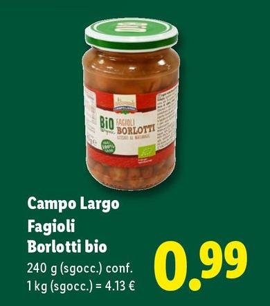 Campo Largo - Fagioli Borlotti Bio