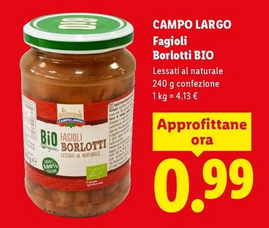 Campo Largo - Fagioli Borlotti Bio