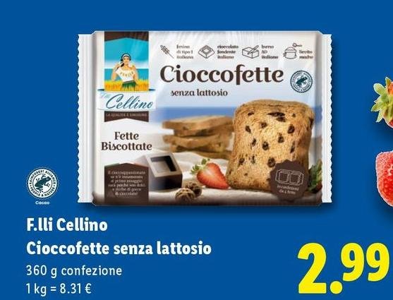 F.lli Cellino - Cioccofette Senza Lattosio