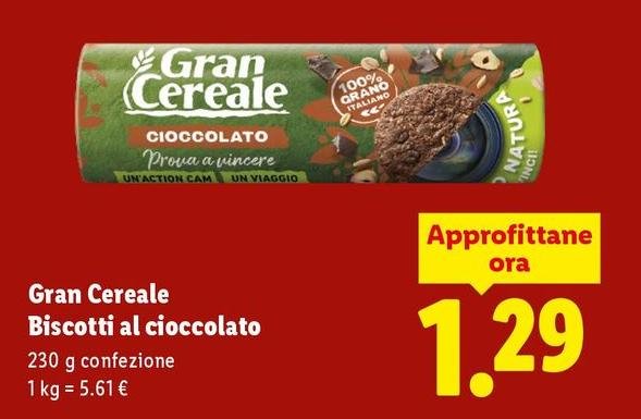 Gran Cereale - Biscotti Al Cioccolato