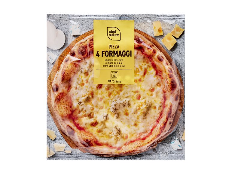 Pizza fresca 4 formaggi