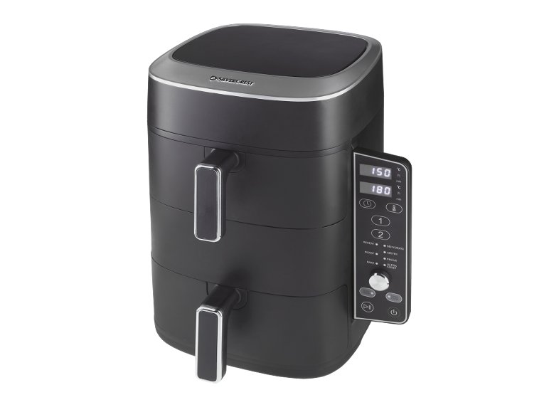 Friggitrice ad aria verticale a doppio cestello