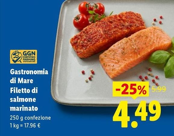 Gastronomia Di Mare - Filetto Di Salmone Marinato