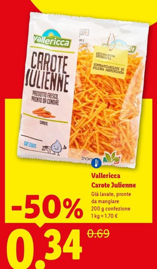 Vallericca - Carote Julienne