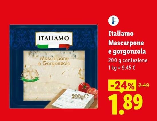 Italiamo - Mascarpone E Gorgonzola