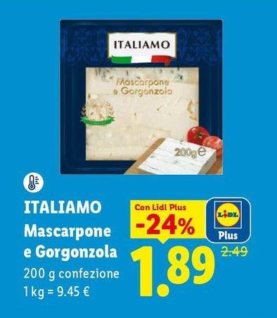 Italiamo - Mascarpone E Gorgonzola