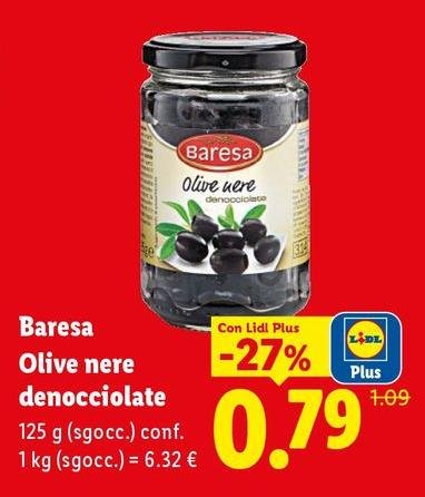 Baresa - Olive Nere Denocciolate