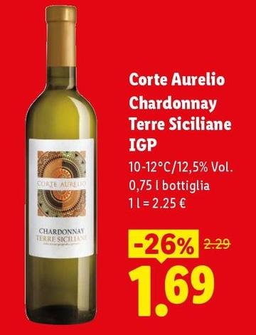 Corte Aurelio - Chardonnay Terre Siciliane IGP