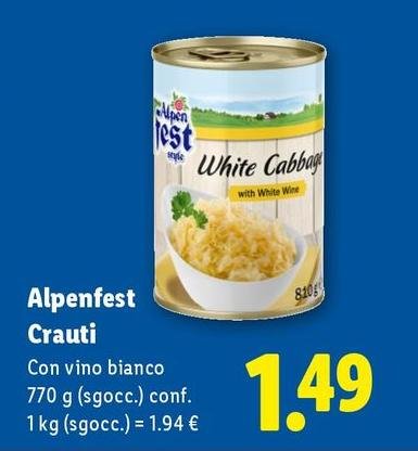 Alpen Fest - Crauti