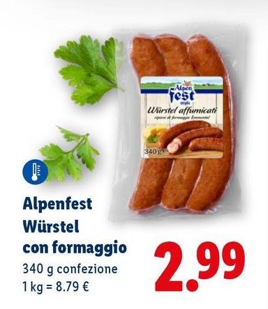 Alpen Fest - Würstel Con Formaggio