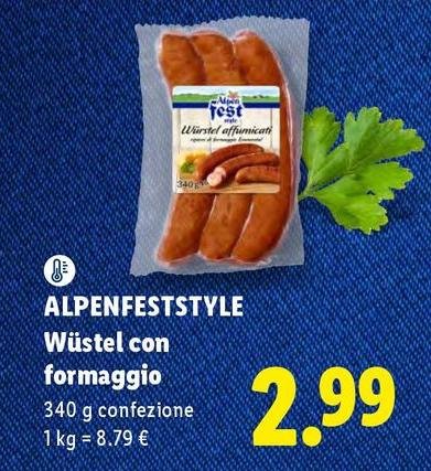 Alpen fest - Würstel Con Formaggio