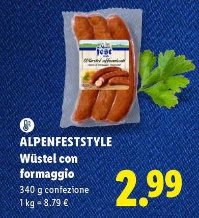 Alpen fest - Würstel Con Formaggio