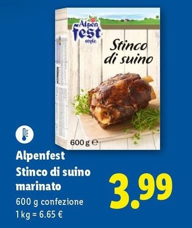 Alpen Fest - Stinco Di Suino Marinato