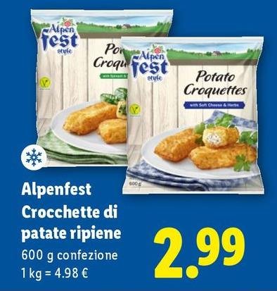 Alpen Fest - Crocchette Di Patate Ripiene