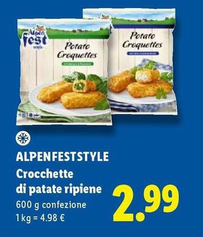 Alpen fest - Crocchette Di Patate Ripiene