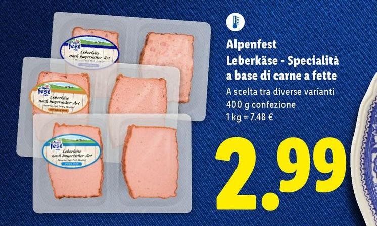 Alpen Fest - Specialità A Base Di Carne A Fette