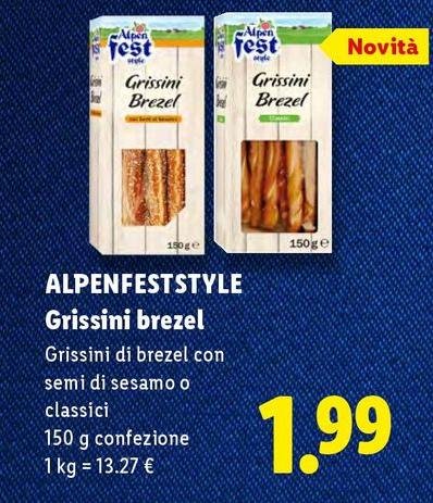 Alpen fest - Grissini Brezel