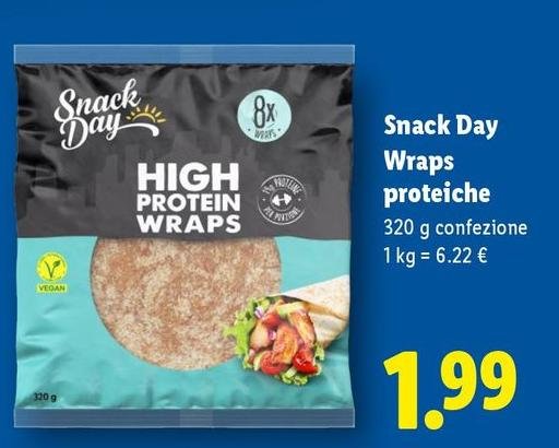 Snack Day - Wraps Proteiche