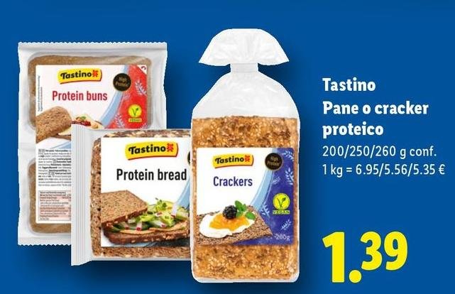 Tastino - Pane O Cracker Proteico