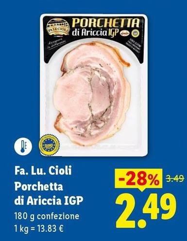 Fa.Lu.Cioli - Porchetta Di Ariccia IGP
