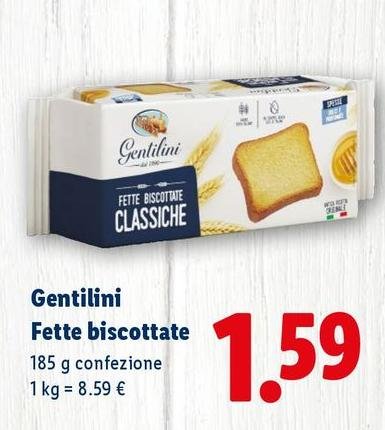 Gentilini - Fette Biscottate