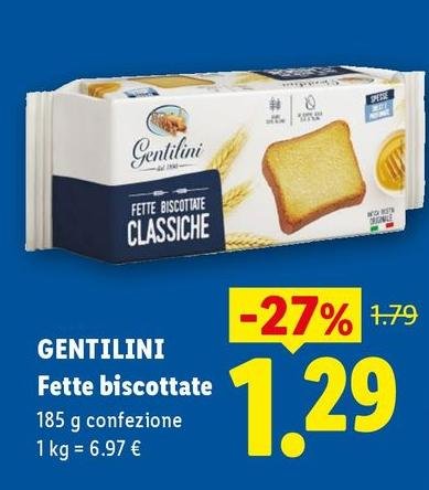 Gentilini - Fette Biscottate