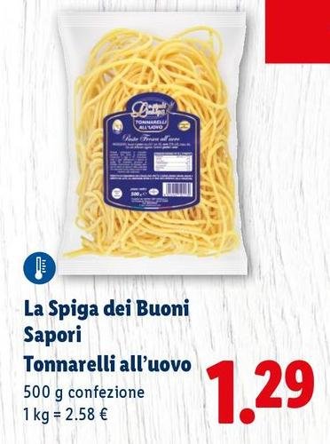 La Spiga Dei Buoni Sapori - Tonnarelli All'Uovo
