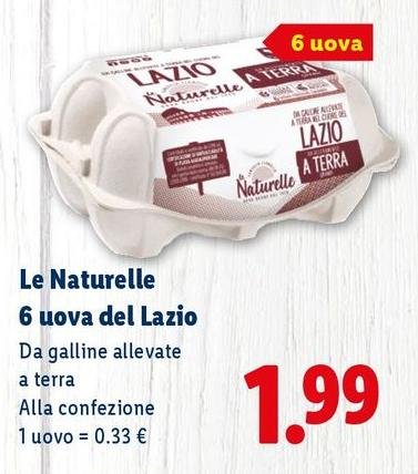 Le Naturelle - 6 Uova Del Lazio