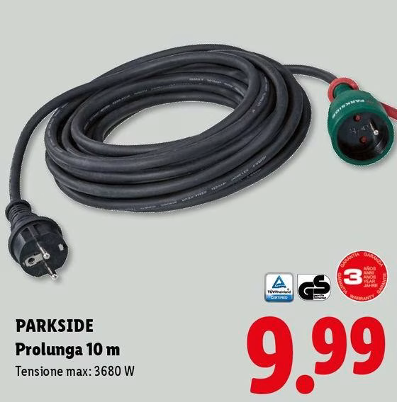 Parkside - Prolunga 10 M