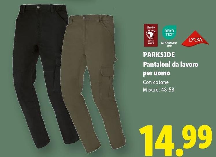 Parkside - Pantaloni Di Lavoro Per Uomo