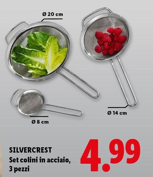 Silvercrest - Set Colini In Acciaio