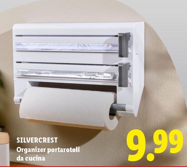 Silvercrest - Organizer Portarotoli Da Cucina