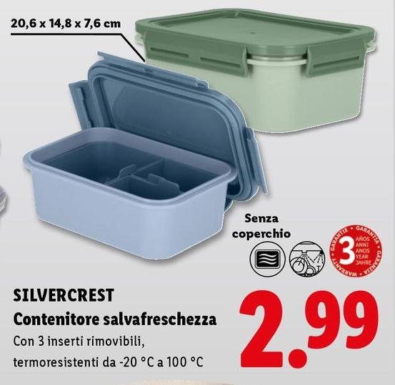Silvercrest - Contenitore Salvafreschezza