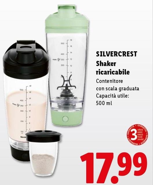 Silvercrest - Shaker Ricaricabile