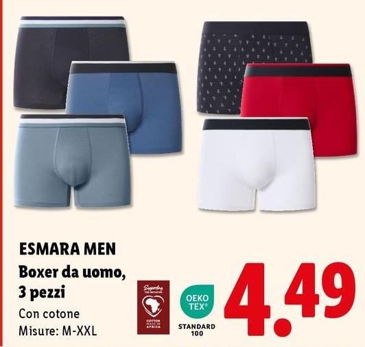 Esmara - Man Boxer Da Uomo